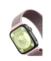 Huawei Fit 4 Hasırlı Cırtcırtlı Kordon (saat Değildir) - Pembe