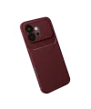 Huawei Honor 600 Auto Focus Karbon Kapak - Bordo