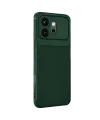 Huawei Honor 600 Auto Focus Karbon Kapak - Koyu Yeşil