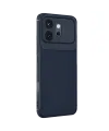 Huawei Honor 600 Auto Focus Karbon Kapak - Lacivert