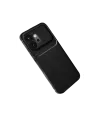 Huawei Honor 600 Auto Focus Karbon Kapak - Siyah