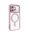 Huawei Honor 600 Joke Simli Magneticsafe Kılıf - Pembe