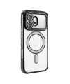 Huawei Honor 600 Joke Simli Magneticsafe Kılıf - Siyah