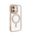 Huawei Honor 600 Lite Joke Simli Magneticsafe Kılıf - Gold