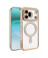 Huawei Honor 600 Pro Joke Simli Magneticsafe Kılıf - Gold