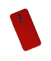 Huawei Mate 20 Lite Kılıf Nano İçi Kadife Silikon - Kırmızı