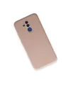 Huawei Mate 20 Lite Kılıf Nano İçi Kadife Silikon - Pudra