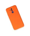 Huawei Mate 20 Lite Kılıf Nano İçi Kadife Silikon - Turuncu