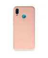Huawei P20 Lite Kılıf Nano İçi Kadife Silikon - Pudra