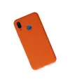 Huawei P20 Lite Kılıf Nano İçi Kadife Silikon - Turuncu