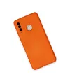 Huawei P30 Lite Kılıf Nano İçi Kadife Silikon - Turuncu