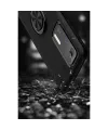 Huawei P40 Kılıf Range Yüzüklü Silikon - Siyah-kırmızı