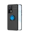 Huawei P40 Kılıf Range Yüzüklü Silikon - Siyah-mavi
