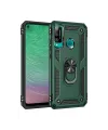 Huawei P40 Lite E Kılıf Sofya Yüzüklü Silikon Kapak - Yeşil