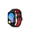 Huawei Watch Fit 2 Spor Delikli Kordon (saat Değildir) - Siyah-kırmızı