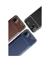 Huawei Y5p Kılıf Auto Focus Karbon Kapak - Siyah