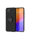 Huawei Y5p Kılıf Range Yüzüklü Silikon - Siyah