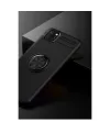 Huawei Y5p Kılıf Range Yüzüklü Silikon - Siyah