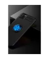 Huawei Y5p Kılıf Range Yüzüklü Silikon - Siyah-mavi