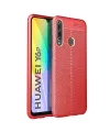 Huawei Y6p Kılıf Auto Focus Kapak - Kırmızı
