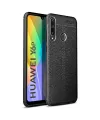 Huawei Y6P Kılıf Auto Focus Kapak - Siyah