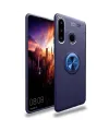 Huawei Y6p Kılıf Range Yüzüklü Silikon - Mavi