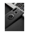Huawei Y6p Kılıf Range Yüzüklü Silikon - Siyah