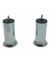 İbico ( 90-1013-2-01 ) ( 12cm ) ( Krom ) Tombul Koltuk Baza Ayak ( M8 İnce Vidalı )*10x10