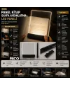 İbico İ10-027 Lıght Panel Kitap Sayfa Aydınlatma Led Paneli ( Kitap Okuma ) ( Pilli ) ( 15x17cm )*150