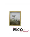 İbico İ12-028 ( 8x10 & 20x25cm ) ( Kalın & Lüx Bambu & Tek Renk Çerçeve ) Ahşap Resim Çerçevesi *36=k