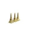 İbico İ12-113 ( Eyfel Kule & Orta ) ( Gold & Seramik ) Biblo & Dekoratif Süs Eşyası*12x12