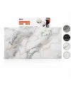 İbico İ13-085 ( 4pcs ) ( 30x60cm ) ( Düz & Köpük Panel ) ( Mix Mermer Desen ) Yapışkanlı Duvar Kağıt*60=k