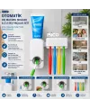 İbico İ15-076 Toothpaste Dispenser ( Otomatik ) Diş Macunu Sıkacak & ( 5li ) Diş Fırçalık Seti*120