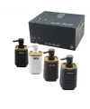 İbico İ21-060 ( Kare & Düz Çizgili ) ( Bambu & Plastik ) Sıvı Sabunluk ( 325ml )*12x4