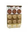 İbico İ22-041 (düz) (12li & Mini ) (silikon) Muffin Kek Kalıp ( Askılıklı )*6x10