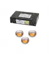 İbico İ22-147 ( 6pcs ) ( Çizgili Cam ) ( Çift Cidarlı ) Sosluk & Lokumluk ( 50 Ml )*30=k