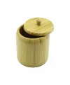 İbico İ22-232 ( No-12 ) ( Ahşap & Bambu ) ( Şekerlik Kapaklı ) ( Çap: 11.3cm ) ( Derinlik: 11cm )*48