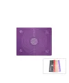 İbico İ22-371 ( Dikdörtgen ) ( 45x65cm ) ( Renkli Silikon ) Hamur Matı ( Ölçek Çizimli ) ( 220gr )*100