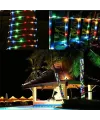 10 Metre 100 LED Solar RGB Işık Şeffaf Kablolu