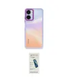 ieg™ 10 Pro 5G Kılıf Eksen Doku Prime - Şeffaf Pasifik Cam Ekran Koruyucu