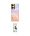 ieg™ 10 Pro 5G Kılıf Eksen Doku Prime - Şeffaf Pasifik Cam Ekran Koruyucu