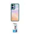 ieg™ 10 Pro 5G Kılıf Eksen Doku Prime - Siyah 5D Eko Cam Ekran Koruyucu