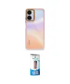 ieg™ 10 Pro 5G Kılıf Eksen Doku Prime - Siyah 5D Eko Cam Ekran Koruyucu