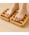 10 Silindirli Ahşap Ayak Masaj Aleti
