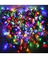 10m 100 LED Damla Uçlu RGB Işık Siyah Kablo