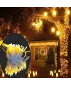 10m 100 Led IP65 Dış Mekan Led Işık Beyaz Kablo