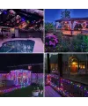 11m 100 LED Solar RGB Işık