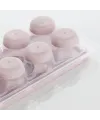 12li Kapaklı Yapışmaz Silikon Tabanlı Plastik Küp Buz Kalıbı