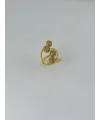 IEG - 14 K Gold Kaplama Zirkon Taşlı Yüzük