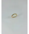 IEG - 14 K Gold Kaplama Zirkon Taşlı Yüzük